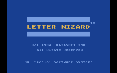 Letter Wizard atari screenshot